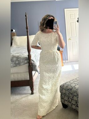 1960’s Couture Vintage Wedding Gown with Train by Alfred Angelo